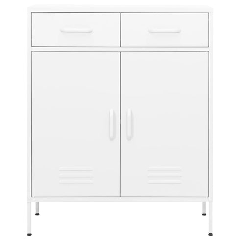 Lady Jillian -  Storage Cabinet White 80x35x101,5 cm Steel - Model 2